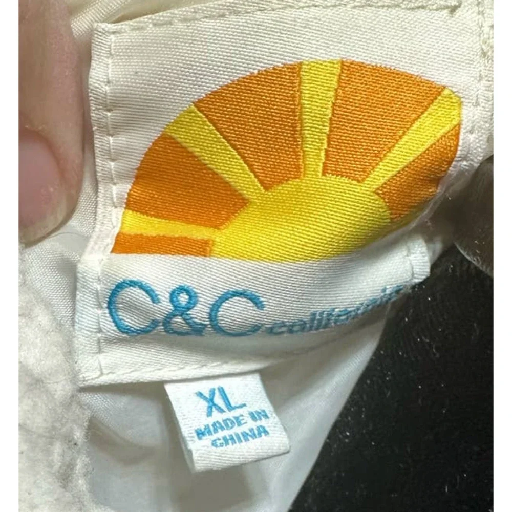C&C California Cream Plush Jacket size XL‎